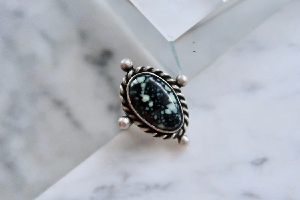 Poseidon Variscite Ring - size 7