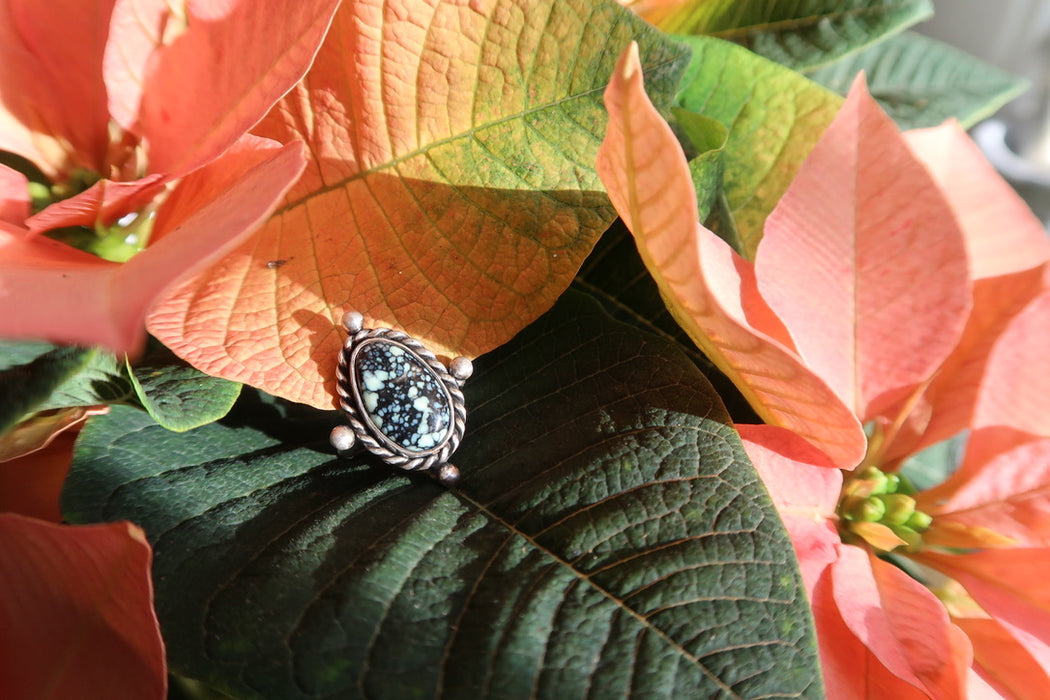 Poseidon Variscite Ring - size 7