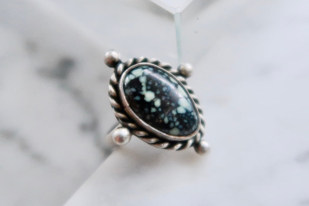 Poseidon Variscite Ring - size 7