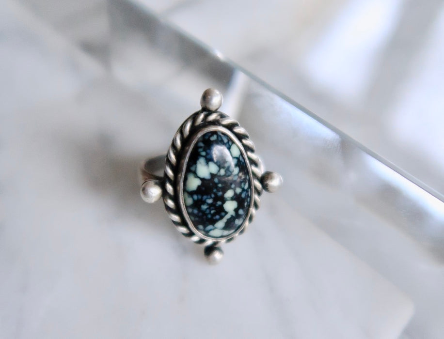 Poseidon Variscite Ring - size 7