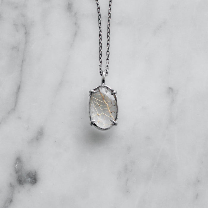 SM Leaf Skeleton Pools of Light Pendant