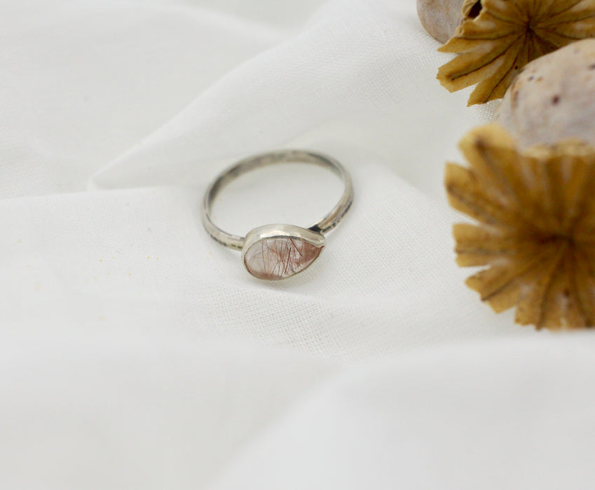 Copper Rutilated Quartz Stacker - US 5.75