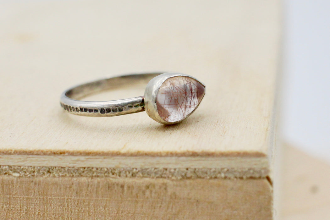 Copper Rutilated Quartz Stacker - US 5.75