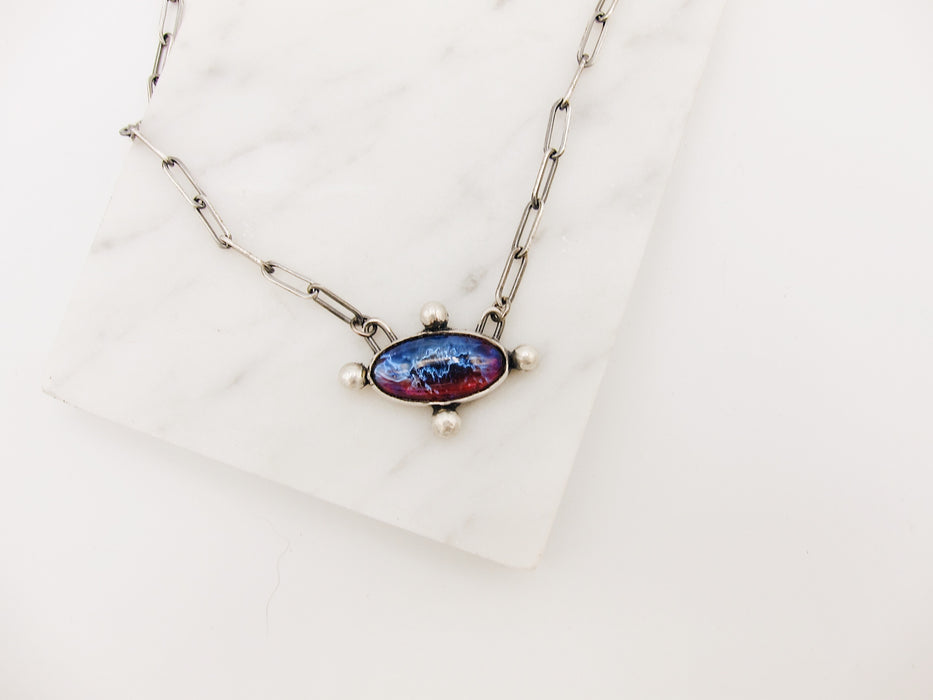Dragons Breath Opal Pendant