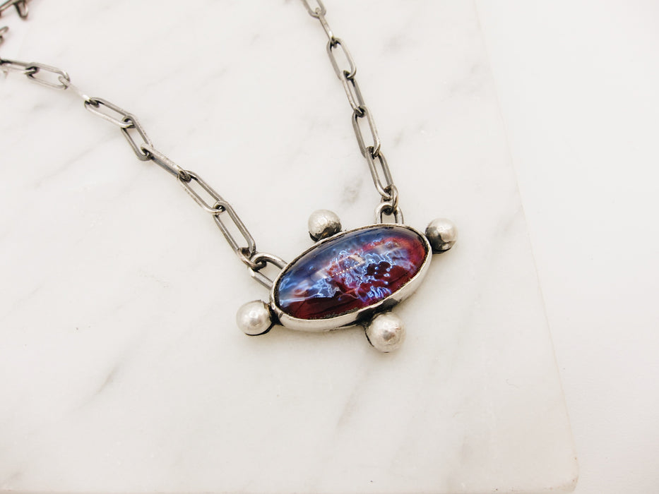 Dragons Breath Opal Pendant