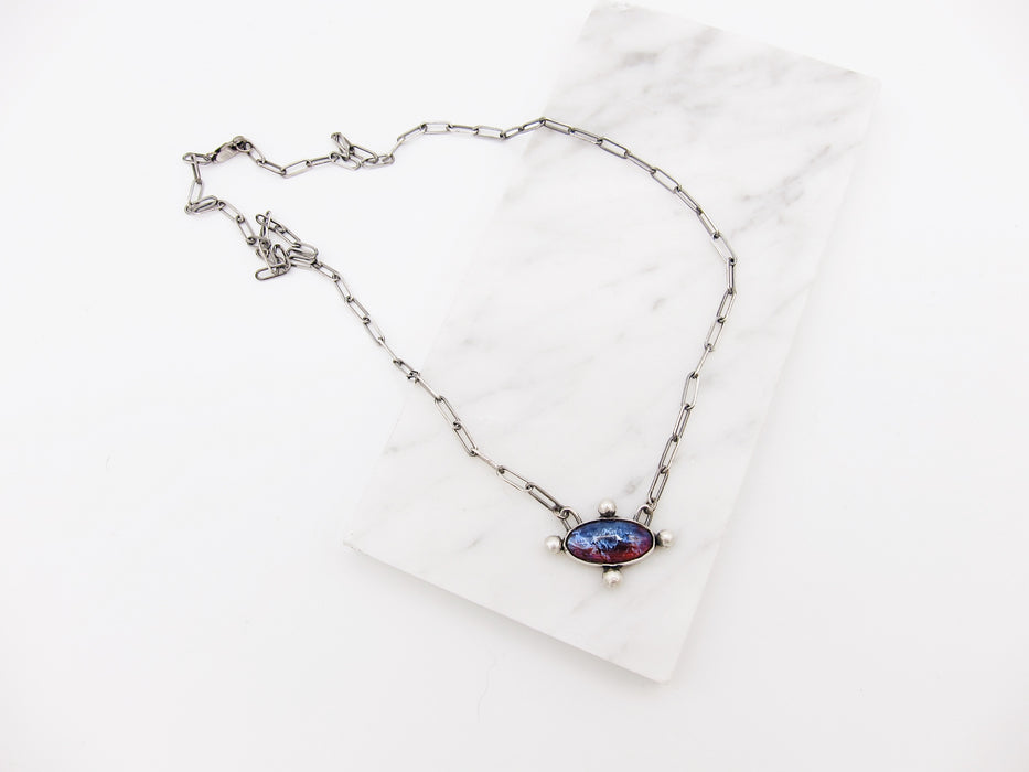 Dragons Breath Opal Pendant