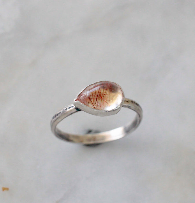 Copper Rutilated Quartz Stacker - US 5.75